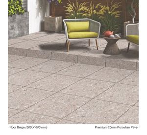 Carreaux de briques réfractaires antidérapants de qualité AAA, 600x600, 20 mm d'épaisseur, pour extérieur, brun, style moderne classique, isolation thermique, usage intensif - Product Image 5