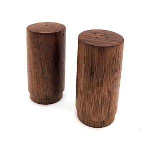 Salière et poivrière de cuisine en bois à l'aspect pointu Nouveaux modèles pour la maison et les accessoires de cuisine Ensemble de 2 fournitures d'outils d'herbes et d'épices - Product Image 6