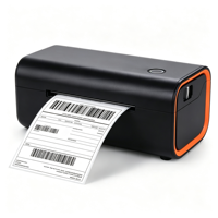 Imprimante d'étiquettes thermiques 4x6 sans fil 120 mm pour colis d'expédition, compatible Android, iOS et Windows, en stock