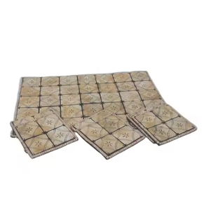 Sous-verres et tapis faits main indiens de haute qualité, design moderne unique, résistants à la chaleur, antidérapants, écologiques, durables, absorbants, en gros - Product Image 2