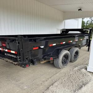 Remorque à benne basculante 6x12 à usage intensif conçue avec des composants de moteur et d'engrenage du système hydraulique de qualité supérieure pour la ferme - Product Image 1
