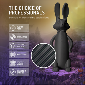 ไส้พิมพ์ 3 มิติ WINKLE PETG ขนาด 1.75 มม. น้ำหนัก 1 กก. สำหรับเครื่องพิมพ์ FDM ทนทานต่อแรงกระแทกสูง พิมพ์ง่าย ผลิตในยุโรป ความคลาดเคลื่อน 0.05 มม. อุณหภูมิการพิมพ์ 220-240 องศาเซลเซียส - Product Image 4