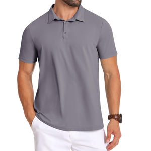 Camiseta Polo de Moda Casual de Verano, Diseño Personalizado de Tu Propia Marca, Venta Caliente, Color Sólido, Estilo Vintage, Poliéster - Product Image 1
