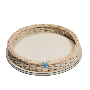 Nouvelle arrivée 2024 plateaux de service en rotin et laque de la meilleure qualité avec différentes couleurs pour la décoration de la maison et la décoration de fête au Vietnam - Product Image 3