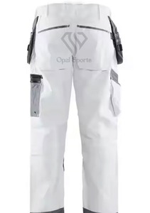 Pantalon de sécurité sur mesure de couleur noire Pantalon de sécurité haute visibilité Pantalon de sécurité réfléchissant coupe-vent de haute visibilité - Product Image 3