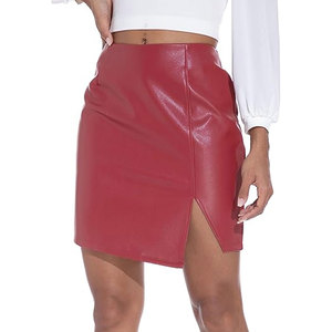 Al Mejor Precio, Faldas de Cuero Genuino para Mujer, Tela Suave y Transpirable, Perfectas para Vestir Formal y Casual - Product Image 1