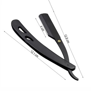Juego de Navajas de Afeitar Profesionales de Acero Inoxidable para Hombre, Afeitado Suave y Preciso, Cuchilla de Calidad Hermann Meditech, Extensiones de Cabello - Product Image 5