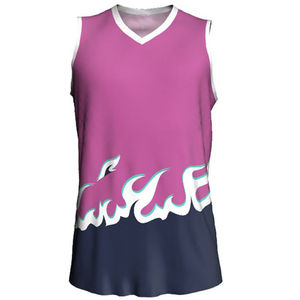 Créez vos propres maillots de basket-ball réversibles pour l'entraînement, avec impression de logo par sublimation, haute qualité, coupe automatisée, manches courtes - Product Image 4