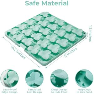 <b>Silicone</b> Pet Feeding Licking Pad Wholesale BPA Free Slow Feeder Non Slip Dishwasher Safe Calming <b>Mat</b> for Pets - Product Image 2