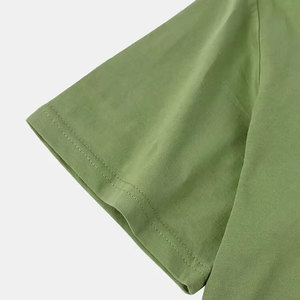 เสื้อยืดทรงพอดีตัวสำหรับผู้ชายเสื้อคอกลมผ้าฝ้าย100แบบสั่งทำ - Product Image 4