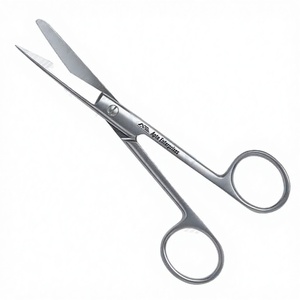 Tijeras de costura de tela de acero inoxidable de grado médico de 5 pulgadas con mango de agarre suave, tijera quirúrgica, instrumento médico - Product Image 1