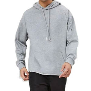 Offre Spéciale Hommes Distressed Hoodies À Vendre Nouvelle Mode Coton Polyester Custom Made Hoodies - Product Image 1