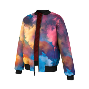 Veste bomber de haute qualité à fermeture éclair tendance de style urbain premium personnalisée par sublimation à la mode pour hommes - Product Image 5