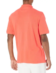 Polo en coton respirant grande taille pour hommes, motifs OEM personnalisés et logo, tricoté de manière décontractée et imprimée - Product Image 2