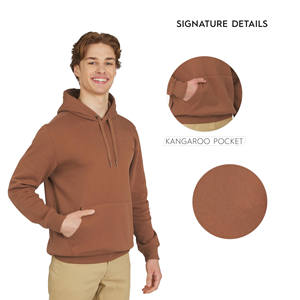Sudaderas con Capucha de Invierno de Alta Calidad, Ecológicas, Gruesas, con Impresión de Logotipo Personalizado, 100% Algodón, Estilo Urbano para Hombre - Product Image 5