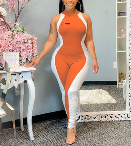 Mono de Yoga con logotipo estampado para mujer, ropa deportiva de Invierno para mujer, Mono de Yoga de una pieza, mono de gimnasio, mono de entrenamiento para mujer, Fitness - Product Image 6