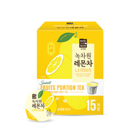 [Nokchawon] Té de porciones de frutas 15T (Citron, Lemon, Grapefruit) Altamente portátil y fácil de abrir y completar Producto caliente
