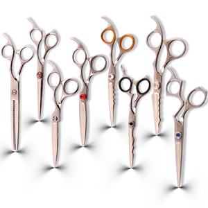 Ensemble de ciseaux de barbier professionnels en gros, ciseaux de coupe de cheveux de qualité supérieure, fabrication OEM, fourniture directe du fabricant - Product Image 1