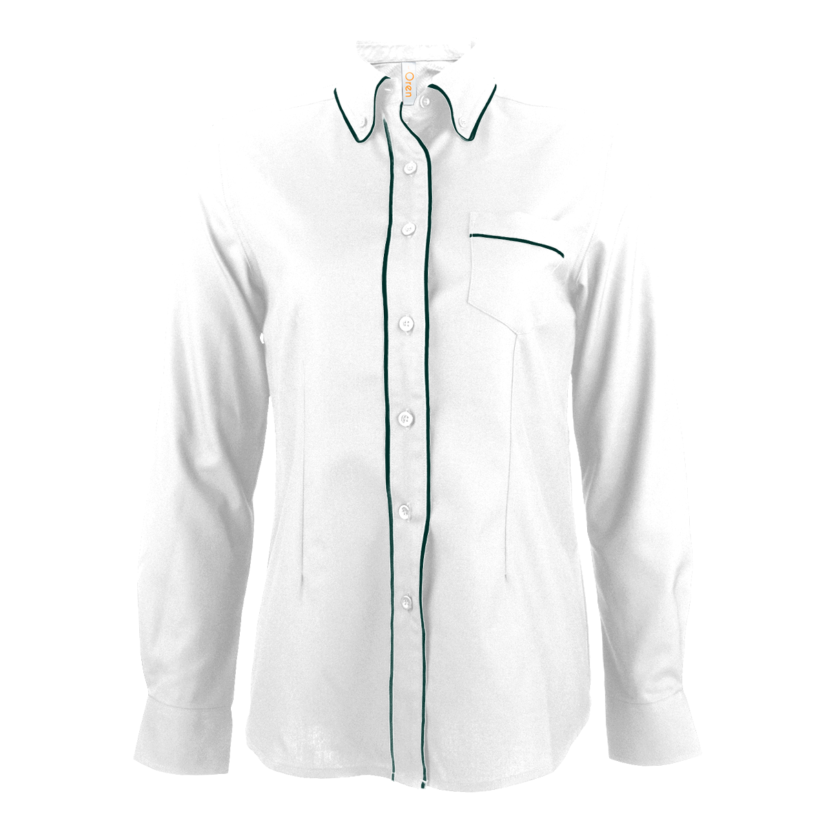 White / Midnight Green