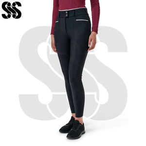 Pantalons d'équitation pour femmes, pantalons d'équitation, tissu respirant à haute élasticité, poche pour téléphone, couleurs et tailles personnalisables durables - Product Image 5