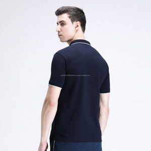 Polo de Punto para Hombre, Estilo Clásico, Manga Corta, Diseño Calado, Textura de Punto - Product Image 2