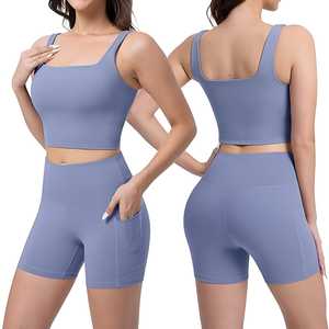 Ensemble 3 pièces avec impression par sublimation de logo personnalisé nouveau style de legging de yoga taille haute soutien-gorge de sport réversible grande taille - Product Image 2