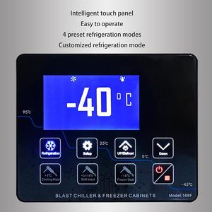 Refroidisseur rapide commercial Kolice à 15 plateaux avec chariot -40°C ° F |   Congélateur à choc en acier inoxydable 615L, 2700W, 220V - Product Image 6