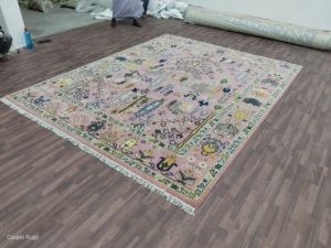 100% alfombras de sala de estar bordadas antideslizantes de alta calidad cuadradas 10x10 11x11 12x12 juego de corredor de oración para Home Hotel 1 pieza - Product Image 6