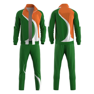 Survêtements de sport personnalisés pour hommes, en polyester, pour la course à pied, la randonnée, la marche, la mode, les ensembles de survêtements tissés - Product Image 1