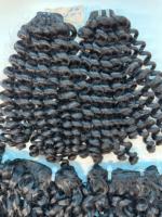 Perruque de Cheveux Vierges Remy Vietnamiens de Qualité Supérieure pour Femmes Noires, Styles Ondulés Naturels et Ondulations Profondes Souples, Paquets à Double Trame Cousue à la Machine
