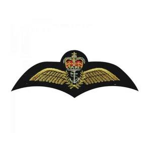 Parche de Ala con Insignia de Piloto de Aviación Bordado de Primera Calidad, Emblema de Pecho de Piloto Personalizado con Rango de Capitán, Bordado en Hilo Metálico - Product Image 2