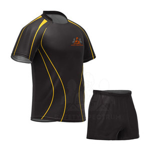 Uniformes de Rugby de Último Diseño con MOQ Bajo, Transpirables, Ecológicos, de Secado Rápido, 100% Poliéster, Ropa Deportiva para Hombre Adulto - Product Image 1