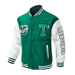 Chaqueta Varsity de Invierno 2024 para Hombre, de Alta Calidad, Personalizada, con Botones, de Lona, Reversible, de Secado Rápido - Product Image 4