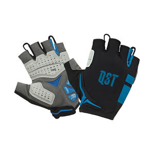 Professionnel unisexe été Sports de plein air demi-doigt gants de cyclisme respirant Protection UV Polyester anti-dérapant gants d'équitation - Product Image 4