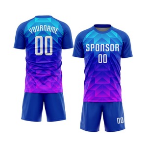 Uniformes de Fútbol Personalizados por Sublimación, 100% Poliéster Ecológico, Pantalones Cortos Transpirables con Diseño Estampado de Verano, Colocación del Logotipo y Color - Product Image 5
