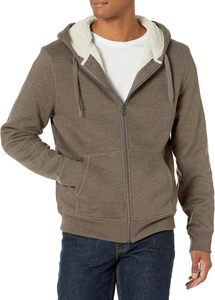 Sweat à capuche thermique zippé intégral unisexe en polaire de polyester de qualité supérieure, coupe-vent, respirant, écologique, broderie personnalisée pour l'hiver - Product Image 2