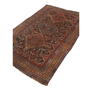 Alfombra de Lana Azul Kiaan Anudada a Mano Paem-1425 9x12 Rectangular con Patrón de Medallón para Decoración de Sala de Estar o Uso en Pasillos - Product Image 2