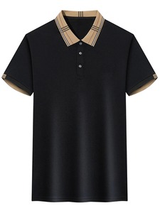 Polo para hombre, tendencia de verano, camiseta de media manga, nueva camiseta informal de manga corta con solapa para hombre de gama alta - Product Image 2