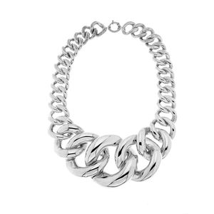 Collana a maglia in argento placcata in oro 18kt elegante realizzata in italia bella e comoda per l'outfit e gli eventi quotidiani - Product Image 2