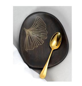 Plateau en bois durable conçu par un designer, plateau présentoir à biscuits de jus de fruits américain de dernière conception pour la décoration de table - Product Image 2