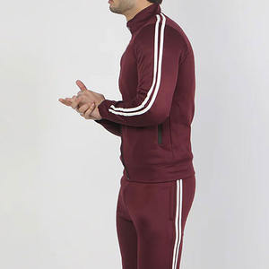 Survêtements pour hommes à fermeture éclair très vendus, respirants, coupe ajustée, avec col montant, imprimé brodé, collection d'hiver, broderie - Product Image 5