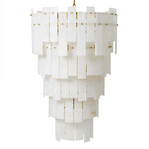 Lustre Moderne Contemporain Greyson XL, Lumière Blanc Chaud, Culot E26/E12, pour la Décoration de la Maison, du Restaurant, de la Villa, Design Créatif - Product Image 5
