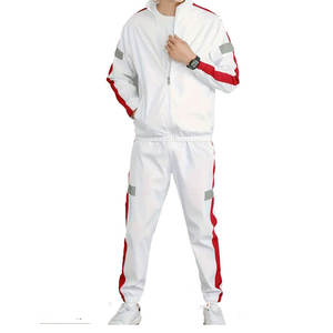 Chándales informales de moda con cuello levantado personalizado 100% chándales de algodón de Pakistán Premium Wear Activewear Chándales - Product Image 1