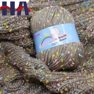 <span class=keywords><strong>Prix</strong></span> spécial tricoté à la main moyen-épais bébé velours Crochet <span class=keywords><strong>laine</strong></span> rayonne fil mélangé motif <span class=keywords><strong>de</strong></span> points colorés teint <span class=keywords><strong>laine</strong></span> bébé lait - Product Image 1