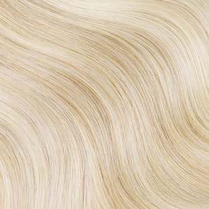 <b>Clip</b> <b>in</b> Remy Human Hair <b>Bangs</b> Layers 12 Inch Champagne Platinum Blonde Mix Volumizer - Product Image 2