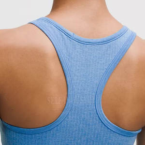 Best Selling Women's Yoga <b>Crop</b> <b>Top</b> Unique Style Comfortable Lightweight Seamless Design with Front Logo Breathable Feature - Product Image 6