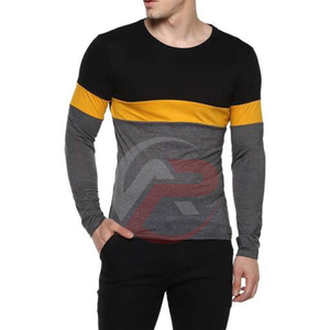 บริการ OEM เสื้อยืดผู้ชายผ้าโพลีเอสเตอร์ผ้าฝ้ายแห้งเร็วและระบายอากาศได้ดีพิมพ์ลาย - Product Image 5