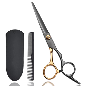 Ciseaux de coiffeur professionnels multicolores Ciseaux de salon à effiler Logo personnalisé Ensemble de ciseaux de coiffeur - Product Image 3