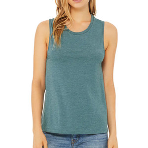 Camiseta transpirable sin mangas de algodón para mujer Bella Canvas - Product Image 4