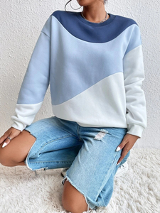 Sweat-shirt pour femme de qualité supérieure, léger, surdimensionné, avec logo personnalisé, meilleur sweat-shirt à col rond à séchage rapide, pull d'hiver pour femme - Product Image 5